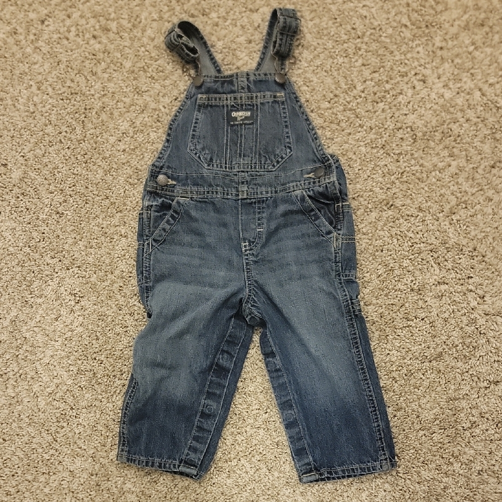 OshKosh B'gosh 100% Cotton Denim Overalls for Kids 18 Months
